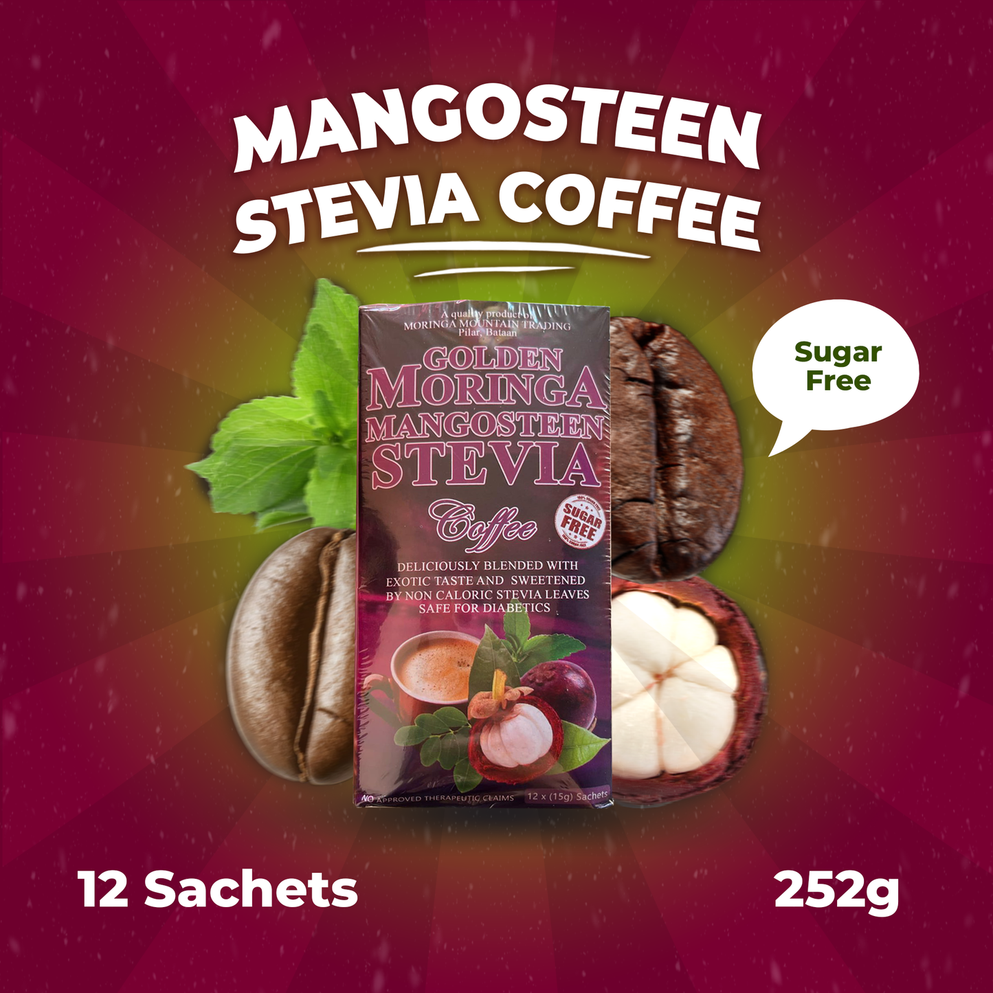 Mangosteen Stevia Coffee