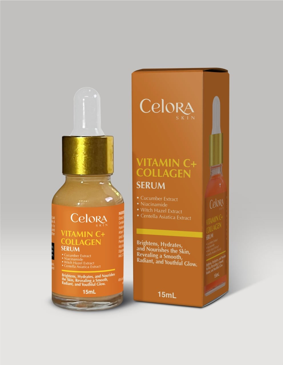CELORA SKIN - VITAMIN C & COLLAGEN SERUM