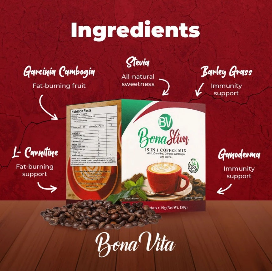 Bona Vita BonaSlim 15in1 Coffee