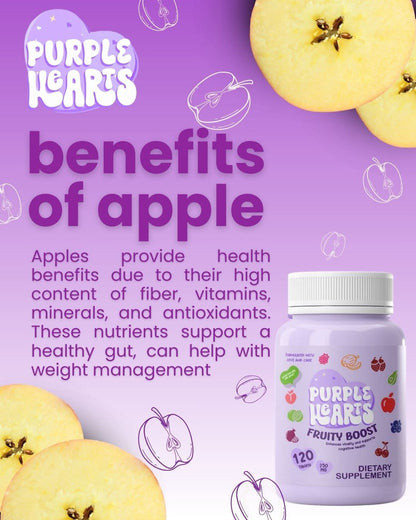 Purple Hearts Fruity Boost 120 Tablets