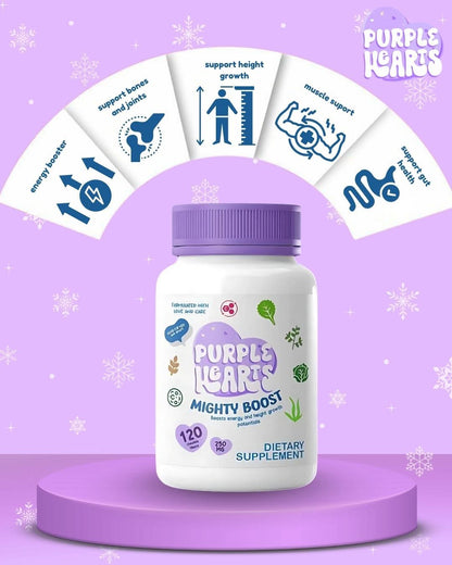 Purple Hearts Mighty Boost 120 Tablets